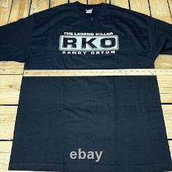 Vtg Y2K New Old Stock Randy Orton Legend Killer Black Graphic T-Shirt Men's XL