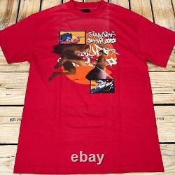 Vtg Y2K New Old Stock Samurai Shamploo Anime Red Graphic T-Shirt Men's Sizes