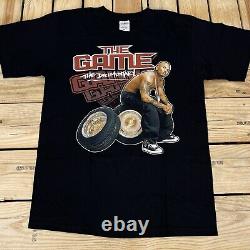 Vtg Y2K New Old Stock The Game The Documentary Promo Black Graphic TShirt Mens M