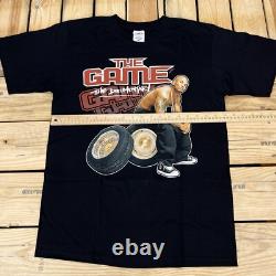 Vtg Y2K New Old Stock The Game The Documentary Promo Black Graphic TShirt Mens M