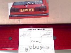 Vw Golf Mk3 Heckblende Tail Panel Smoked Red Gti Vr6 New Old Stock. Rare