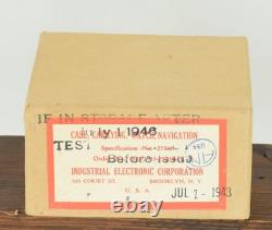 WWII Industrial Electronic Corp. Navigation Watch Carrying Case, New old stock