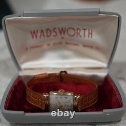 Wadsworth By Elgin Men's 17J Watch NOS In Original Box