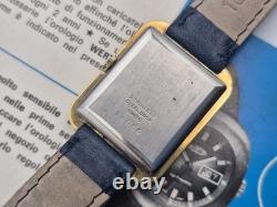 Wertex Vintage Watch New Old Stock Art Deco Lapis Baguette'60s Unisex Manual