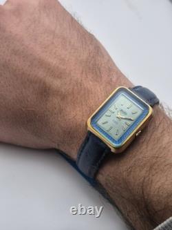 Wertex Vintage Watch New Old Stock Art Deco Lapis Baguette'60s Unisex Manual