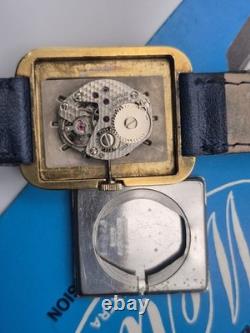 Wertex Vintage Watch New Old Stock Art Deco Lapis Baguette'60s Unisex Manual