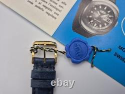 Wertex Vintage Watch New Old Stock Art Deco Lapis Baguette'60s Unisex Manual