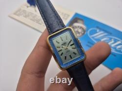 Wertex Vintage Watch New Old Stock Art Deco Lapis Baguette'60s Unisex Manual