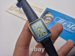 Wertex Vintage Watch New Old Stock Art Deco Lapis Baguette'60s Unisex Manual