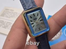 Wertex Vintage Watch New Old Stock Art Deco Lapis Baguette'60s Unisex Manual
