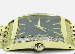 Wittnauer Metropolitan 12E030 Diamond Watch Gold Tone New Old Stock Box & Papers