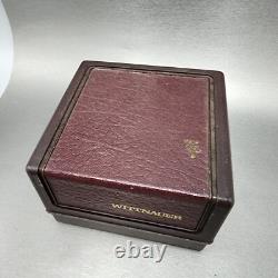 Wittnauer Watch Women 19mm White Dial Steel Round Manual Wind Runs NOS