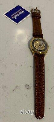 Working Vintage Fossil Skeleton Watch New OLD STOCK With Box READ