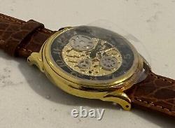 Working Vintage Fossil Skeleton Watch New OLD STOCK With Box READ