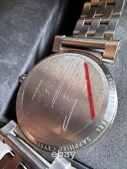 XEMEX RUDI KULLING DESIGN MEN'S WATCH STAINLESS STEEL 1990s New Old Stock