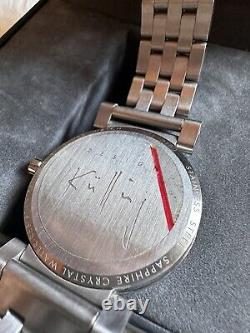 XEMEX RUDI KULLING DESIGN MEN'S WATCH STAINLESS STEEL 1990s New Old Stock