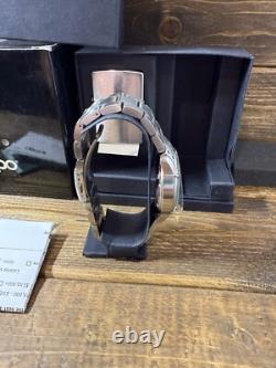 ZIPPO VWZ-3 Men's Wrist Watch Chronograph WithLighter NEW OLD STOCK NEEDS BATTERY