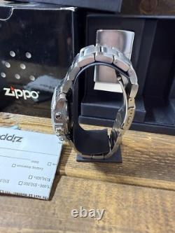 ZIPPO VWZ-3 Men's Wrist Watch Chronograph WithLighter NEW OLD STOCK NEEDS BATTERY