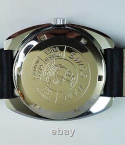 Zeno Wind Up Watch Swiss Mechanical UT 2425 NOS 1980S Vintage Faceted Crystal